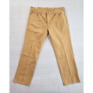 Levi's 541 Jeans Men's 40x32 Straight Tan White Tab Denimcore Workwear ECU